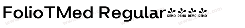 FolioTMed Regular字体转换